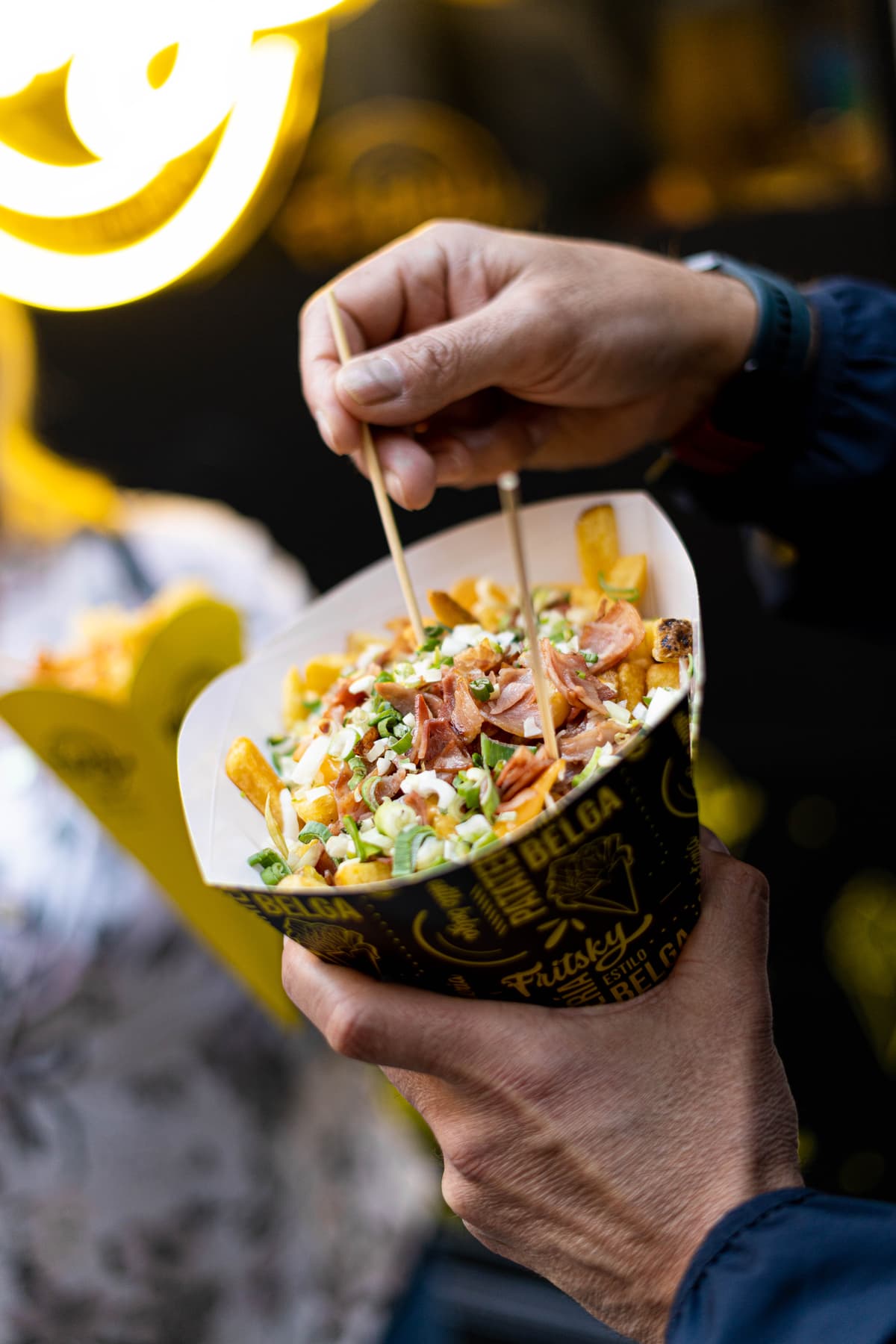 Clientes disfrutando de Fritsky